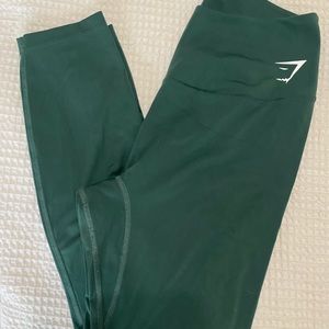 GYMSHARK Forest Green High Waisted Leggings